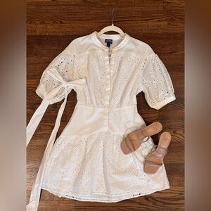 White Eyelet Dress
